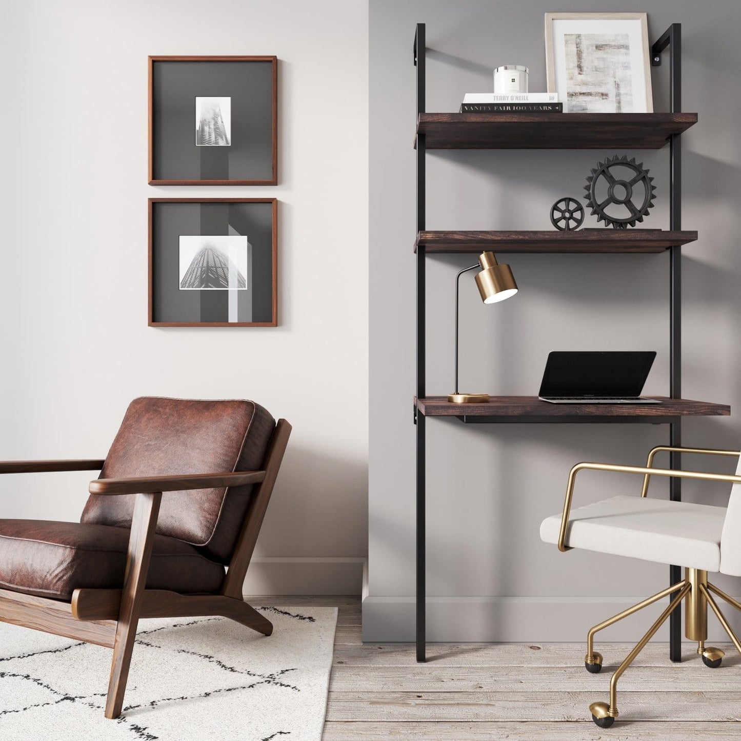 Modeca 2 Shelf Desk Nakhlaa