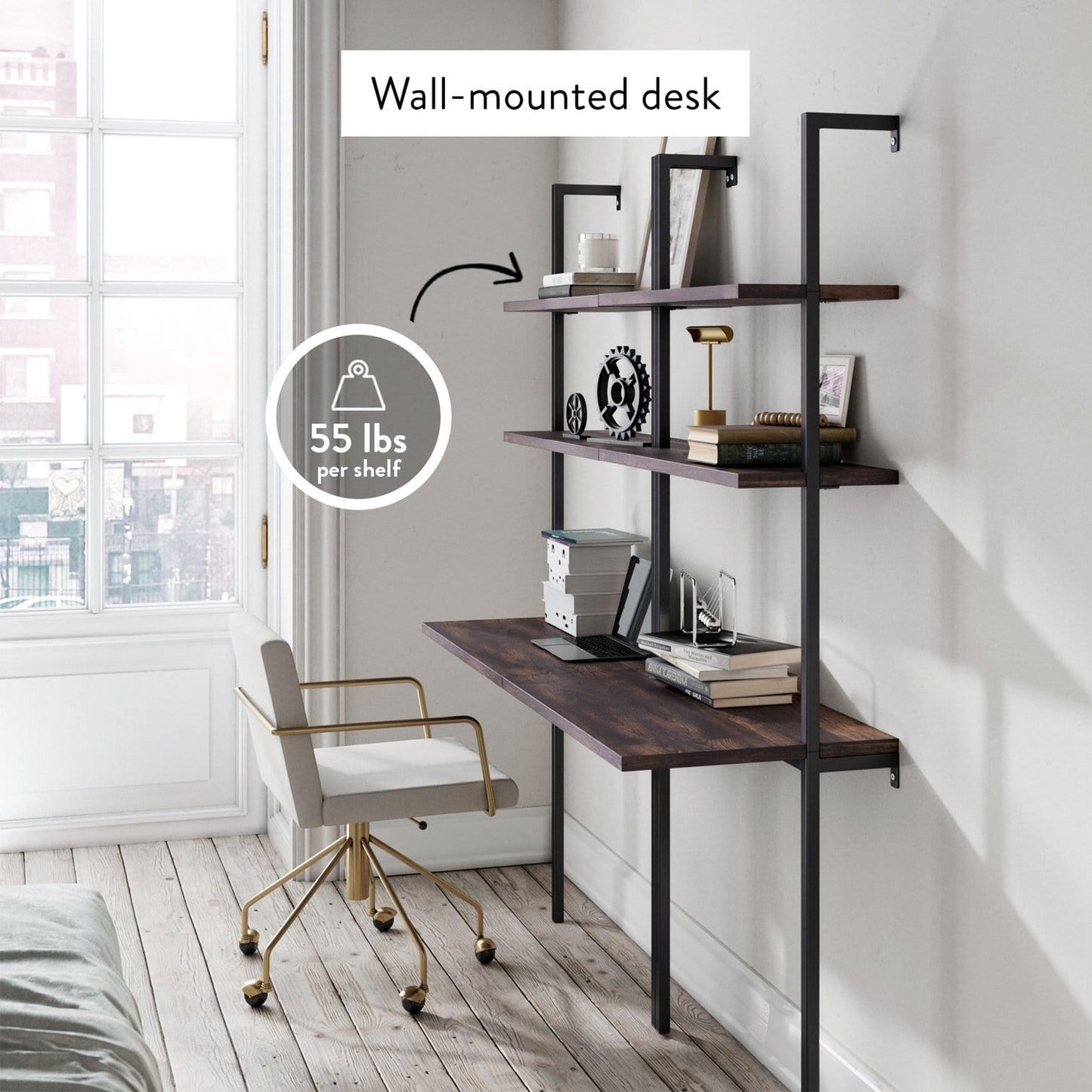 Modeca 2 Shelf Desk Nakhlaa