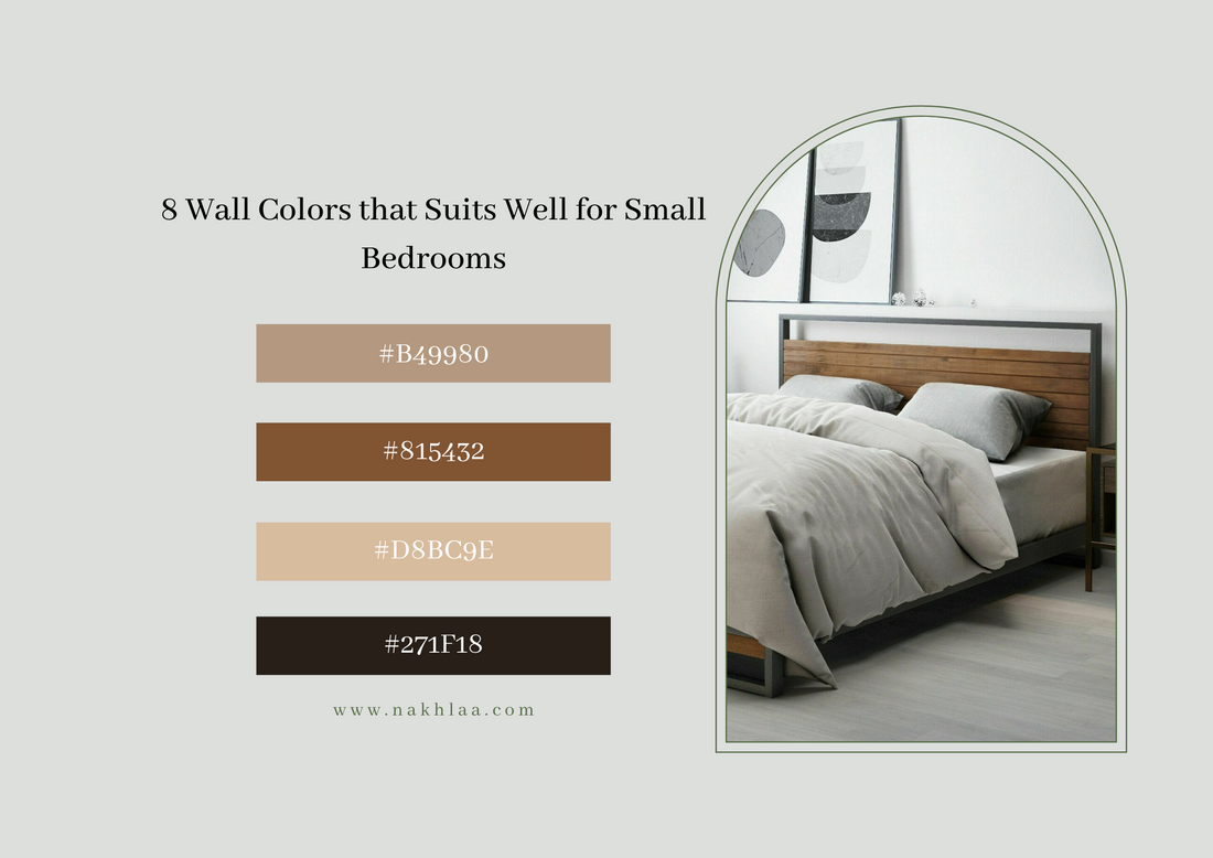 8 Wall Colors that Suits Well for Small Bedrooms