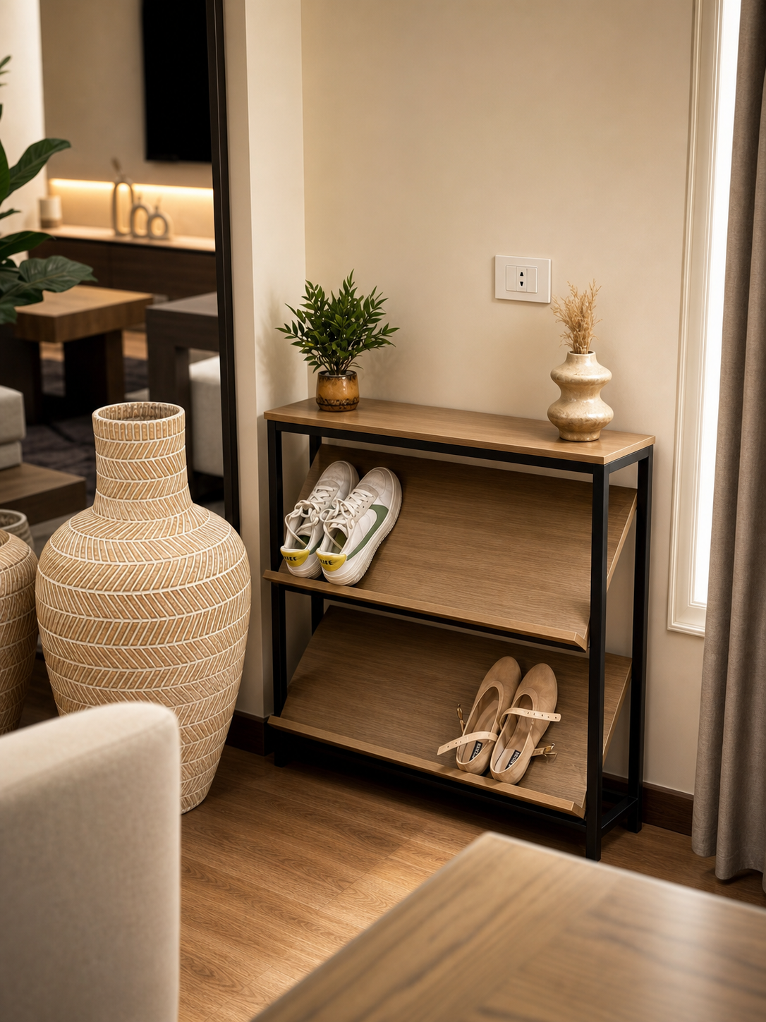Sella Shoe Rack (6-8 Pairs) Nakhlaa