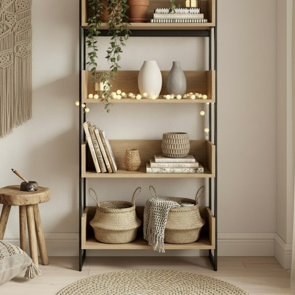 Wadern Bookcase & Shelf Nakhlaa