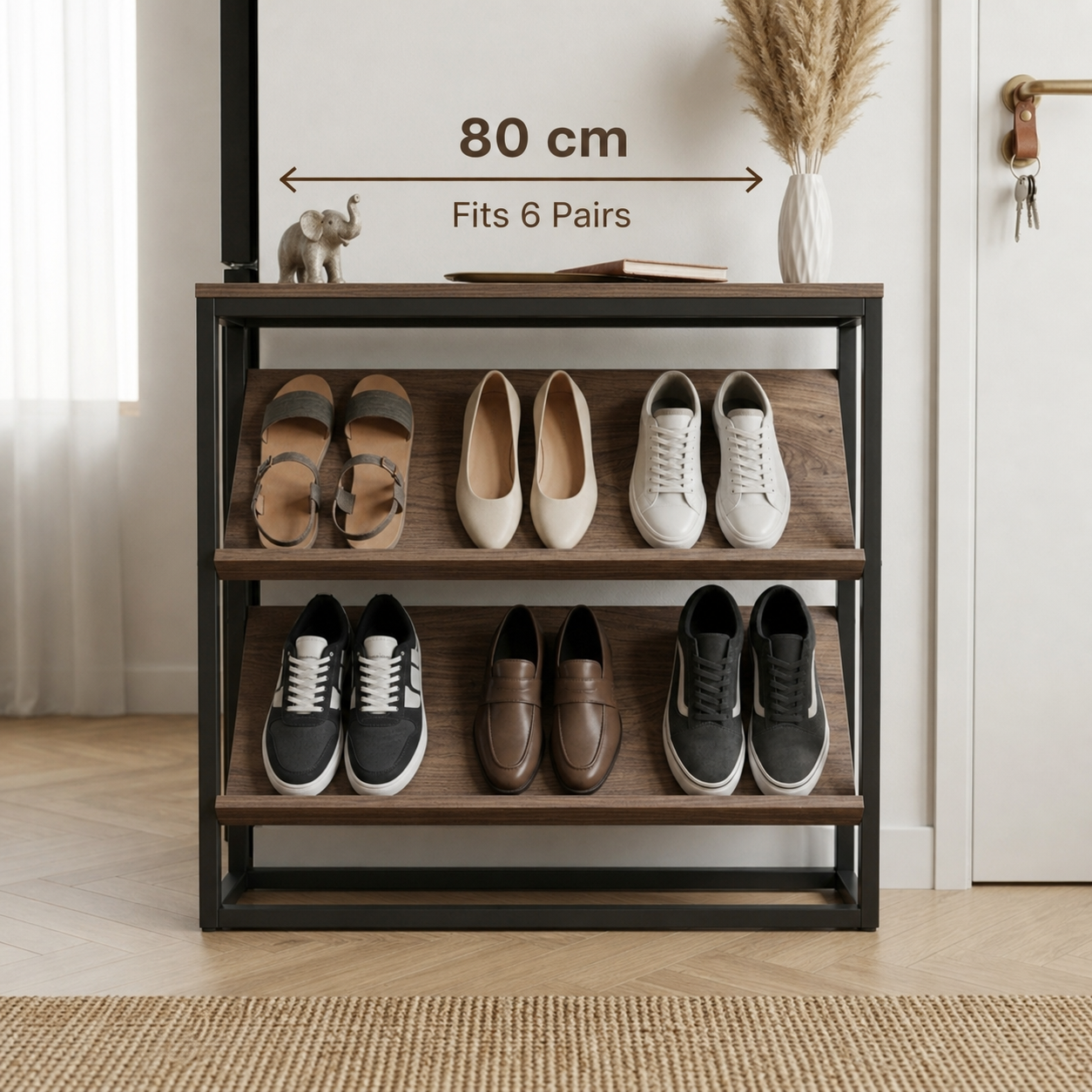 Sella Shoe Rack (6 Pairs) Nakhlaa