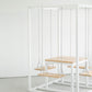 Forli 4 Seaters Black\White Swing Table Nakhlaa