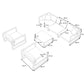 Niesky M Outdoor/Indoor Furniture Set Nakhlaa