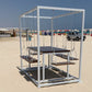 Ferrara 6 Seaters Black\White Swing Table Nakhlaa