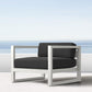 Linden Lounge Chair + Pouf Nakhlaa