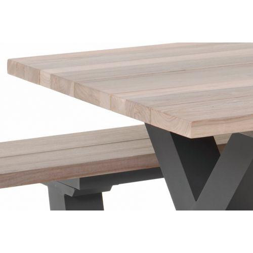 Herten Dining Set (Table & Bench Set) Nakhlaa